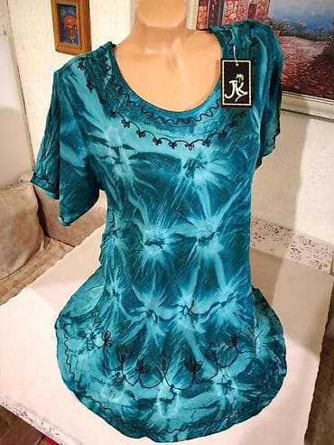 Nova zenska indijska tunika za punije dame Nini. Odlicna zenska tunika at lalafo.rs — 4 Nova zenska indijska tunika za punije dame Nini. Odlicna zenska tunika — 4