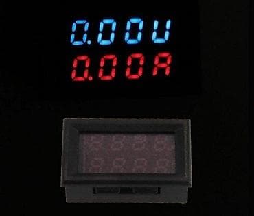 Digitalni panel voltmetar/ampermetar 0–100V / 0–10A - Dvostruki LED na lalafo.rs Digitalni panel voltmetar/ampermetar 0–100V / 0–10A - Dvostruki LED