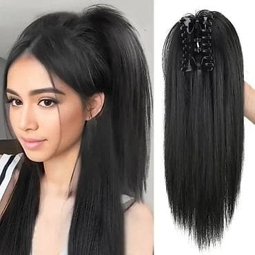 Ekstenzija za kosu sa šnalom – visoki rep - Tip: sintetička na lalafo.rs — 4 Ekstenzija za kosu sa šnalom – visoki rep - Tip: sintetička — 4