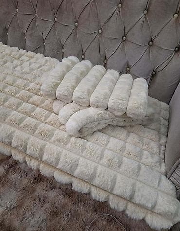 Plišani prekrivač za sofu/kauč – krem/bež boje Gs - Luksuzno mekan na lalafo.rs — 4 Plišani prekrivač za sofu/kauč – krem/bež boje Gs - Luksuzno mekan — 4