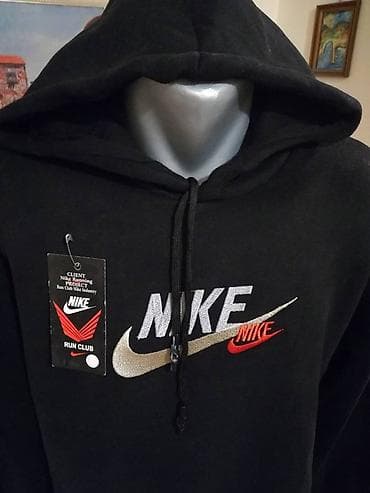 Novi muski pamucni duks sa kapuljacom Nike Crni 2XL Debeli Zimski at lalafo.rs — 2 Novi muski pamucni duks sa kapuljacom Nike Crni 2XL Debeli Zimski — 2