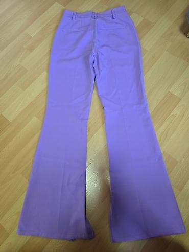 bermude teksas br: Sinsay ženske pantalone – model sa blagim zvonom - Boja: lavanda/lila na lalafo.rs — 3 bermude teksas br: Sinsay ženske pantalone – model sa blagim zvonom - Boja: lavanda/lila — 3