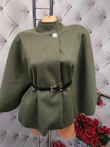 Elegantna ženska pončo-kapica sa kaišem - Model: kratka pončo-jakna na lalafo.rs — 6 Elegantna ženska pončo-kapica sa kaišem - Model: kratka pončo-jakna — 6