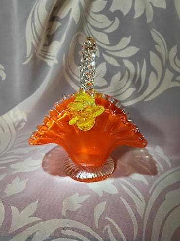 Murano nova korpa,duvano staklo 70te. Korpica nova,sve na njoj je na lalafo.rs — 1 Murano nova korpa,duvano staklo 70te. Korpica nova,sve na njoj je — 1