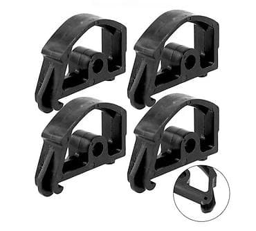 Set 4 kom – plastične kopče/štipaljke za kablove i trake - Materijal na lalafo.rs Set 4 kom – plastične kopče/štipaljke za kablove i trake - Materijal