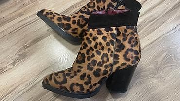 Ženske ankle čizme sa leopard printom - Model: ankle/gležnjače sa na lalafo.rs — 2 Ženske ankle čizme sa leopard printom - Model: ankle/gležnjače sa — 2