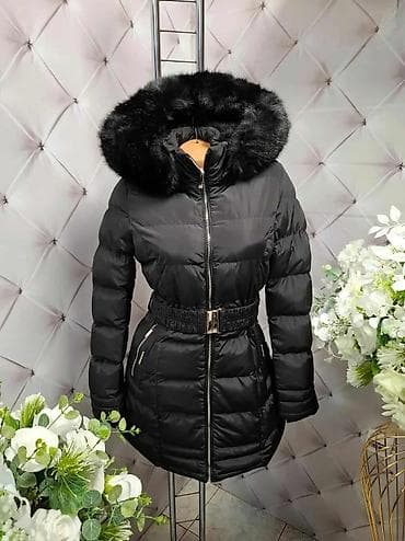 kozna jakna sa: Ženska zimska jakna – crna, punjena, sa kapuljačom i krznom - Topla na lalafo.rs — 8 kozna jakna sa: Ženska zimska jakna – crna, punjena, sa kapuljačom i krznom - Topla — 8