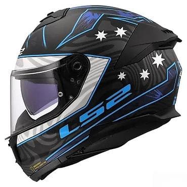Accessories: Crna LS2 Stream II motociklistička kaciga sa plavo-belim grafičkim at lalafo.rs — 4 Accessories: Crna LS2 Stream II motociklistička kaciga sa plavo-belim grafičkim — 4