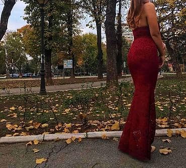 Svecana haljina, idealno istice figuru, jednom nosena na lalafo.rs — 2 Svecana haljina, idealno istice figuru, jednom nosena — 2