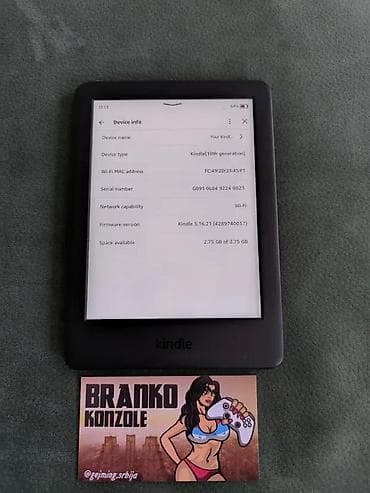 📚 Kindle Basic 10. gen (pretposlednji model) ✅ Stanje 10/10 📶 Wi-Fi + na lalafo.rs — 4 📚 Kindle Basic 10. gen (pretposlednji model) ✅ Stanje 10/10 📶 Wi-Fi + — 4
