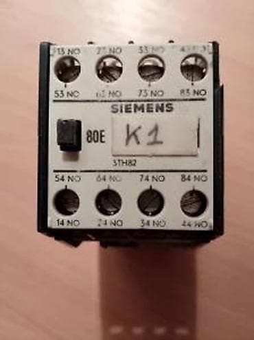 Home & Garden: SIEMENS POMOĆNI KONTAKTOR 3TH82 80 -OA | SIEMENS pomoćni kontaktor at lalafo.rs — 5 Home & Garden: SIEMENS POMOĆNI KONTAKTOR 3TH82 80 -OA | SIEMENS pomoćni kontaktor — 5