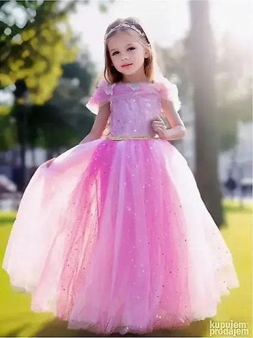 Predivna balska haljina za malene princeze sa leptirima. Suknja ima na lalafo.rs — 1 Predivna balska haljina za malene princeze sa leptirima. Suknja ima — 1