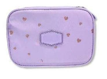 Ljubičasta kozmetička/organizator torbica sa motivima srca - na lalafo.rs Ljubičasta kozmetička/organizator torbica sa motivima srca -