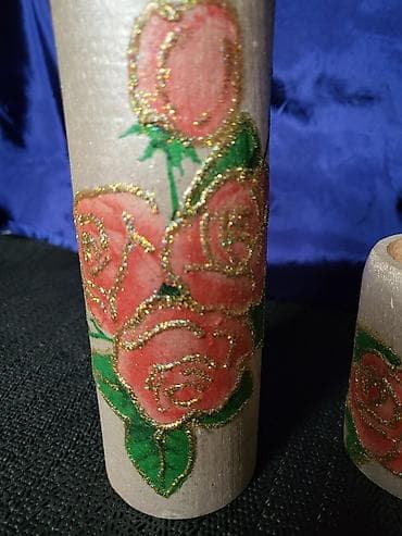 Svecnjaci novi,vintaz,rucno oslikani. Svecnjaci,rucni na lalafo.rs — 4 Svecnjaci novi,vintaz,rucno oslikani. Svecnjaci,rucni — 4