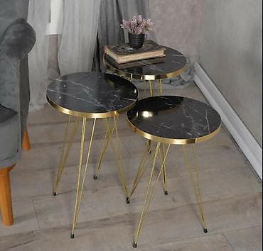 prsluk jaknica mango u: 8Set od 3 pomoćna/klub stolića – moderni glam dizajn - Okrugle ploče u at lalafo.rs — 3 prsluk jaknica mango u: 8Set od 3 pomoćna/klub stolića – moderni glam dizajn - Okrugle ploče u — 3