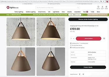 Lighting & Fittings: Nordlux Strap 36 – viseća plafonska lampa - Dizajn: skandinavski at lalafo.rs — 6 Lighting & Fittings: Nordlux Strap 36 – viseća plafonska lampa - Dizajn: skandinavski — 6