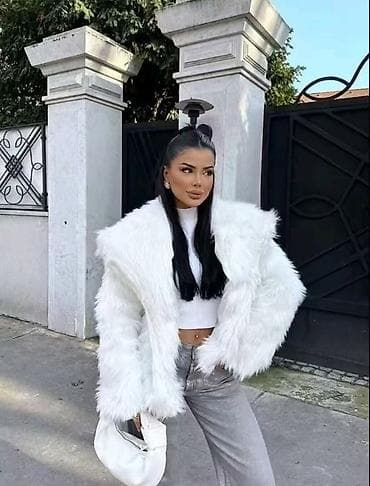 Sa postavom, Veštačko krzno, bоја - Bela na lalafo.rs Sa postavom, Veštačko krzno, bоја - Bela