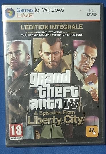 Grand Theft Auto IV & Episodes from Liberty City – PC DVD (Games na lalafo.rs Grand Theft Auto IV & Episodes from Liberty City – PC DVD (Games