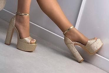 Ženske sandale na visoku platformu i blok štiklu - Model: otvoreni na lalafo.rs — 1 Ženske sandale na visoku platformu i blok štiklu - Model: otvoreni — 1