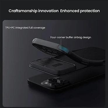 Futrola Nillkin Cam Shield Pro za iPhone 16 Pro Max (6.9) crna. Uz na lalafo.rs — 7 Futrola Nillkin Cam Shield Pro za iPhone 16 Pro Max (6.9) crna. Uz — 7