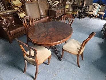 Sets of table and chairs: Sto u odlicnom stanju. Duzina 135 cm Sirina 100 cm Visina 77 cm at lalafo.rs — 10 Sets of table and chairs: Sto u odlicnom stanju. Duzina 135 cm Sirina 100 cm Visina 77 cm — 10