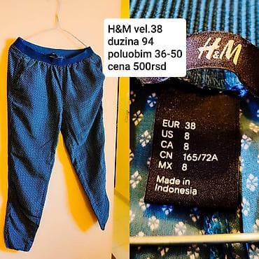 bermude teksas br: H&M ženske pantalone, model sa elastičnim pojasom i diskretnim na lalafo.rs — 1 bermude teksas br: H&M ženske pantalone, model sa elastičnim pojasom i diskretnim — 1