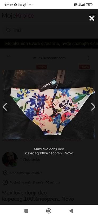 zenske broj: RASPRODAJA!!!Muxilove zenski kupaci donji deo, nov sa etiketom. 100 at lalafo.rs — 2 zenske broj: RASPRODAJA!!!Muxilove zenski kupaci donji deo, nov sa etiketom. 100 — 2