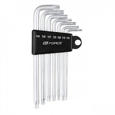 Bicycles: SET OD 7 TORX KLJUČEVA FORCE T10-40, U DRŽAČU ŠIFRA 895093 | SET at lalafo.rs — 1 Bicycles: SET OD 7 TORX KLJUČEVA FORCE T10-40, U DRŽAČU ŠIFRA 895093 | SET — 1
