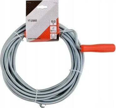 Ostali alati i mašine: Sajla za čišćenje kanalizacije 9 mm, 10 metara PROFI Yato, Poljska na lalafo.rs Ostali alati i mašine: Sajla za čišćenje kanalizacije 9 mm, 10 metara PROFI Yato, Poljska