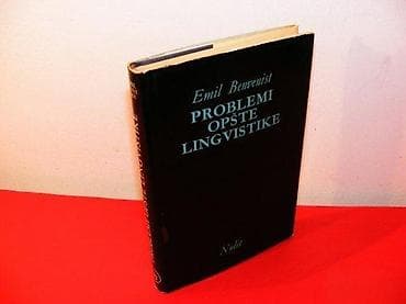 Problemi opšte lingvistike Emil Benvenist Izdavač: NOLIT, Beograd na lalafo.rs Problemi opšte lingvistike Emil Benvenist Izdavač: NOLIT, Beograd