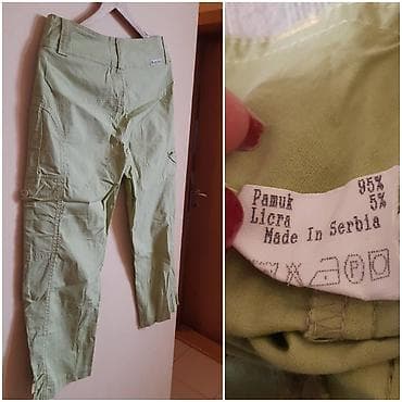 Bambino ženske pantalone – veličina S - Boja: svetlo zelena - Kroj na lalafo.rs — 2 Bambino ženske pantalone – veličina S - Boja: svetlo zelena - Kroj — 2