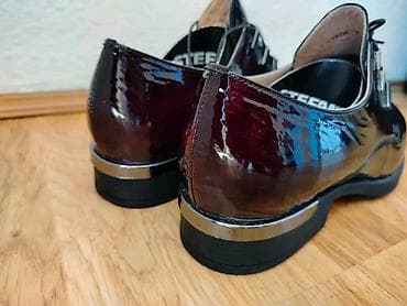 Ženske lakovane cipele Stefano - Model: šnir – vezivanje sa četiri na lalafo.rs — 4 Ženske lakovane cipele Stefano - Model: šnir – vezivanje sa četiri — 4