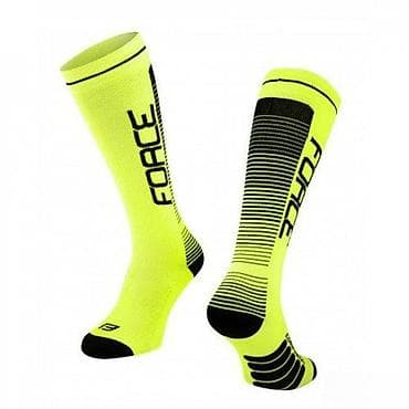 Equipment for cyclists: ČARAPE FORCE COMPRESS, FLUO-CRNE L-XL / 42-47 | elastične at lalafo.rs — 1 Equipment for cyclists: ČARAPE FORCE COMPRESS, FLUO-CRNE L-XL / 42-47 | elastične — 1