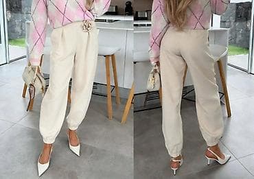 pantalone gina benotti: Ženske pantalone sa cvetnim detaljem – visok struk, moderni kroj - na lalafo.rs — 5 pantalone gina benotti: Ženske pantalone sa cvetnim detaljem – visok struk, moderni kroj - — 5
