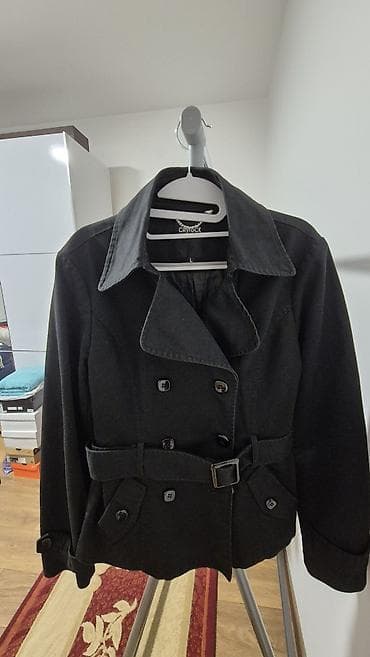 kozna jakna sa: Ženski crni kaput/blejzer – CityRock, veličina L. - Model: kraći na lalafo.rs — 3 kozna jakna sa: Ženski crni kaput/blejzer – CityRock, veličina L. - Model: kraći — 3