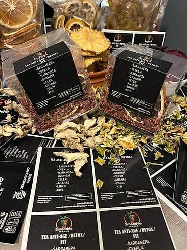 Čaj “Tea Anti-Age/Detox/Fit” – Smoothie Meals Mešavina dehidriranog na lalafo.rs — 1 Čaj “Tea Anti-Age/Detox/Fit” – Smoothie Meals Mešavina dehidriranog — 1