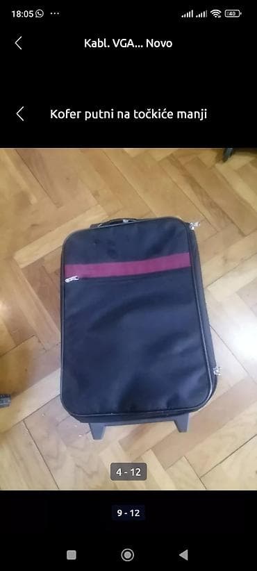 Kofer manji platneni oko 55 /35 /20 ispravan dobar
Mirjevo na lalafo.rs — 8 Kofer manji platneni oko 55 /35 /20 ispravan dobar
Mirjevo — 8