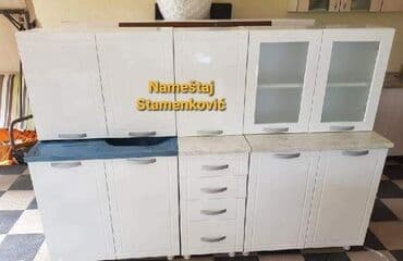 Kitchen furniture: Kuhinja od medijapana (kocka) duzine 2m gornjih i donjih delova sa at lalafo.rs — 3 Kitchen furniture: Kuhinja od medijapana (kocka) duzine 2m gornjih i donjih delova sa — 3