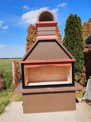 Pečenjara komplet sa ražnjem, montaža i prevoz do kupca 🍖 Sve slike su na lalafo.rs Pečenjara komplet sa ražnjem, montaža i prevoz do kupca 🍖 Sve slike su