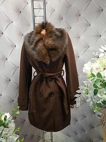 Ženski elegantni kaput sa krznenim okovratnikom - Model: duži kaput na lalafo.rs — 6 Ženski elegantni kaput sa krznenim okovratnikom - Model: duži kaput — 6