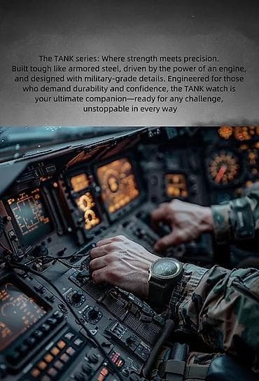 NORTH EDGE TANK 3 - 44mm - Crna OPIS: Funkcije: Kalendar Štoperica na lalafo.rs — 7 NORTH EDGE TANK 3 - 44mm - Crna OPIS: Funkcije: Kalendar Štoperica — 7