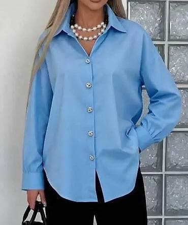 Ženska košulja dugih rukava, klasičnog kroja sa kragnom i kopčanjem na na lalafo.rs — 2 Ženska košulja dugih rukava, klasičnog kroja sa kragnom i kopčanjem na — 2