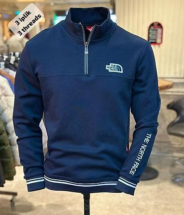 Muški duks sa rajsferšlusom do pola (half-zip), “3 iplik / 3 threads” na lalafo.rs — 3 Muški duks sa rajsferšlusom do pola (half-zip), “3 iplik / 3 threads” — 3