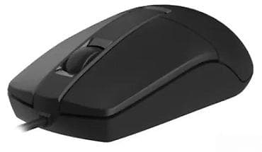Žičani optički miš A4Tech (crni) - Ergonomski simetričan dizajn na lalafo.rs Žičani optički miš A4Tech (crni) - Ergonomski simetričan dizajn