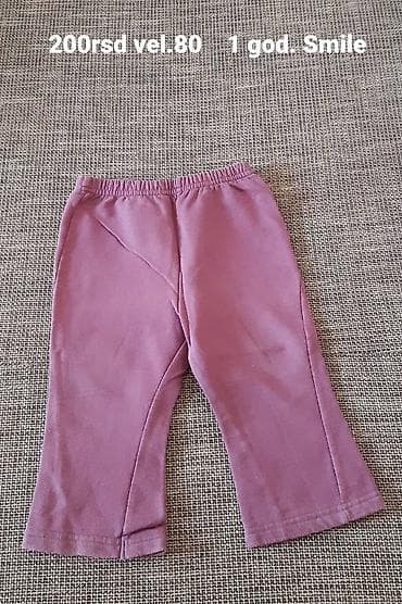 Dečije plišane pantalone – Smile - Boja: ljubičasta/šljiva - Brend na lalafo.rs — 1 Dečije plišane pantalone – Smile - Boja: ljubičasta/šljiva - Brend — 1