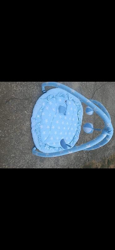 Baby podloga/gnezdo sa prečkama i igračkama - Okrugla, mekano na lalafo.rs — 1 Baby podloga/gnezdo sa prečkama i igračkama - Okrugla, mekano — 1