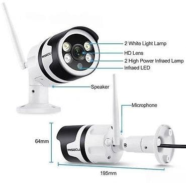 Smart IP WIFI kamera 3mpx 5mpx spoljna. RASPRODAJA SVE PO 3490RSD na lalafo.rs — 4 Smart IP WIFI kamera 3mpx 5mpx spoljna. RASPRODAJA SVE PO 3490RSD — 4