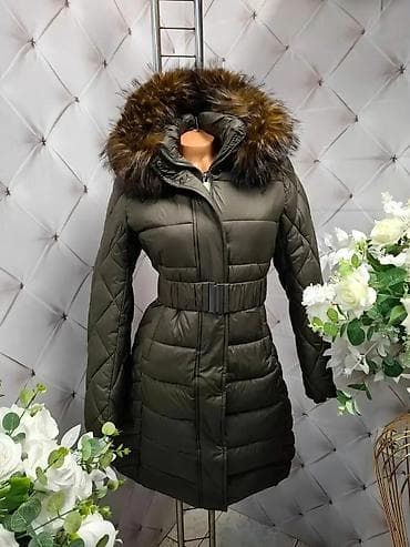 kozna jakna sa: Ženska zimska jakna sa kapuljačom i krznom - Model: duga, prošivena na lalafo.rs — 1 kozna jakna sa: Ženska zimska jakna sa kapuljačom i krznom - Model: duga, prošivena — 1