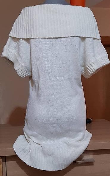 Ženska pletena tunika/suknjič brenda Evie. - Boja: bela - Veličina na lalafo.rs — 2 Ženska pletena tunika/suknjič brenda Evie. - Boja: bela - Veličina — 2