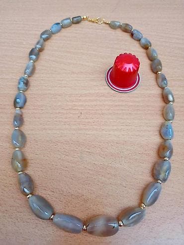 Ogrlica AHAT 3 poludragi kamen. Dužina-obim oko 60 cm, dužina na lalafo.rs — 3 Ogrlica AHAT 3 poludragi kamen. Dužina-obim oko 60 cm, dužina — 3